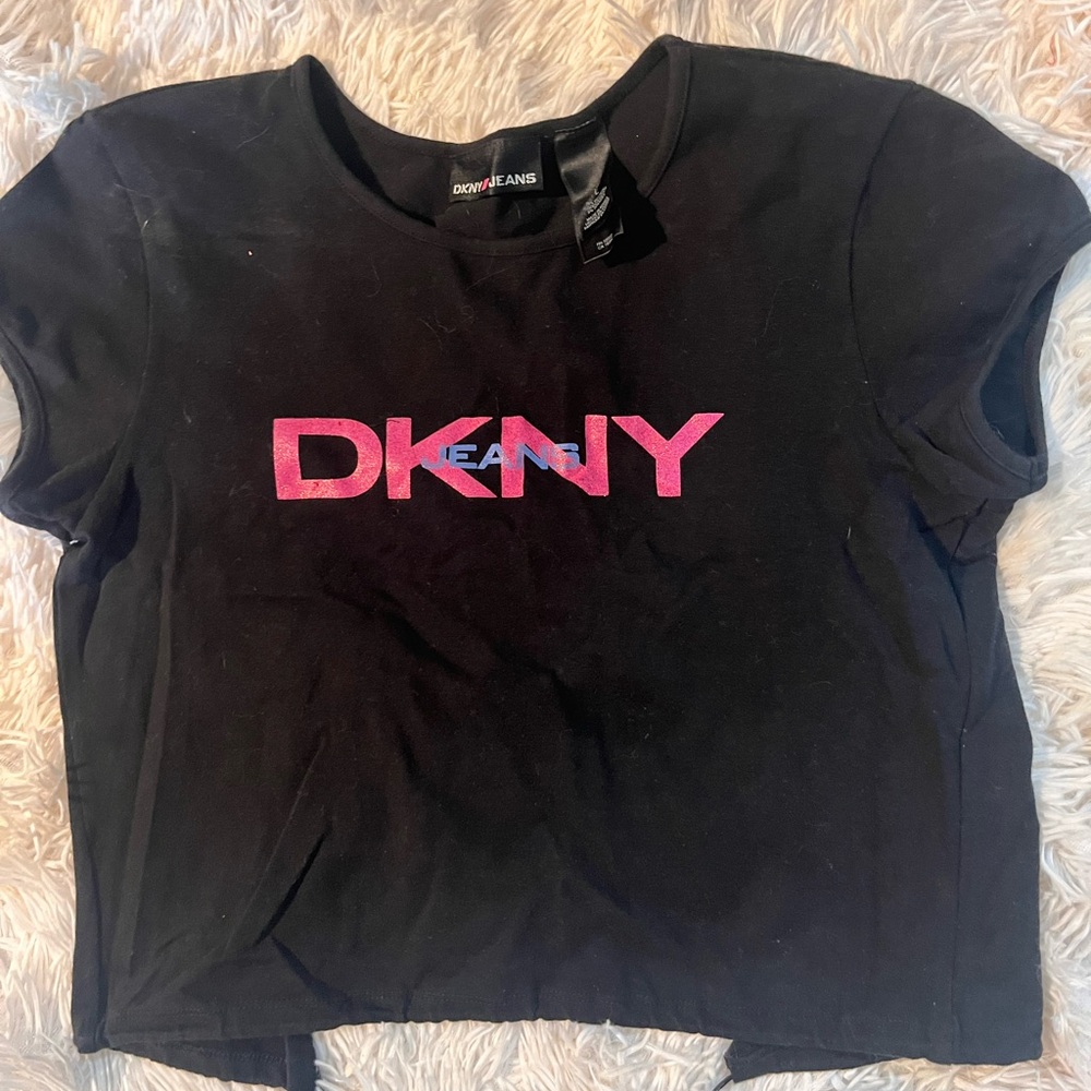 Vintage Dkny back cutout crop